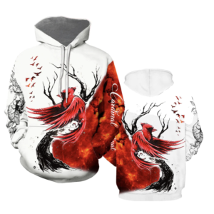 Cardinal Spririt Red Birds All Over Print | For Men & Women